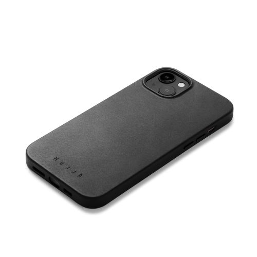 Mujjo Full Leather Case iPhone 15 Black