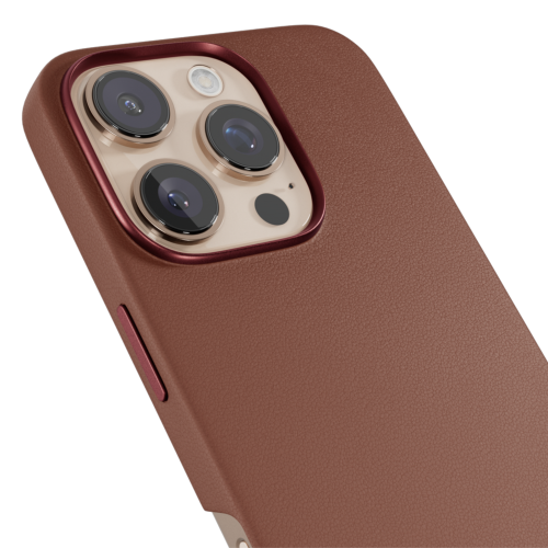 Epico Mag+ Leather Case for iPhone 16 Pro - Brown