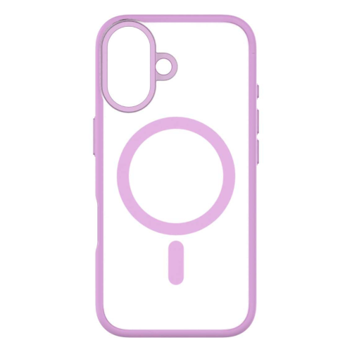 QDOS Transparent Case for iPhone 16 Plus - Pink