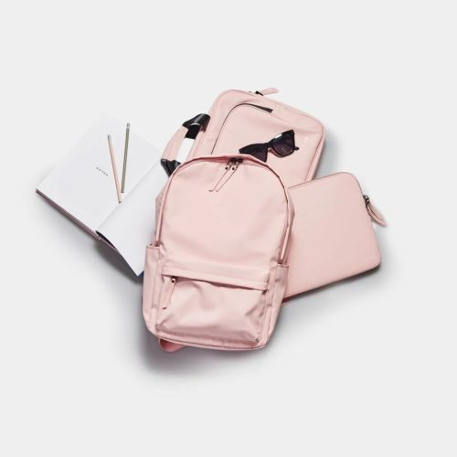 Trunk Waterproof Backpack - Coral Blush Pink