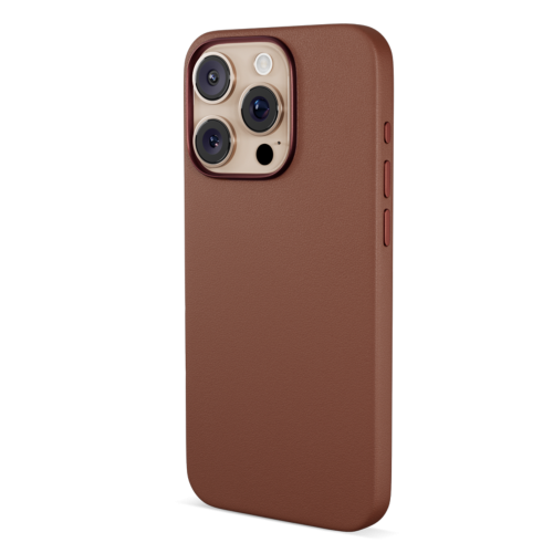 Epico Mag+ Leather Case for iPhone 16 Pro - Brown