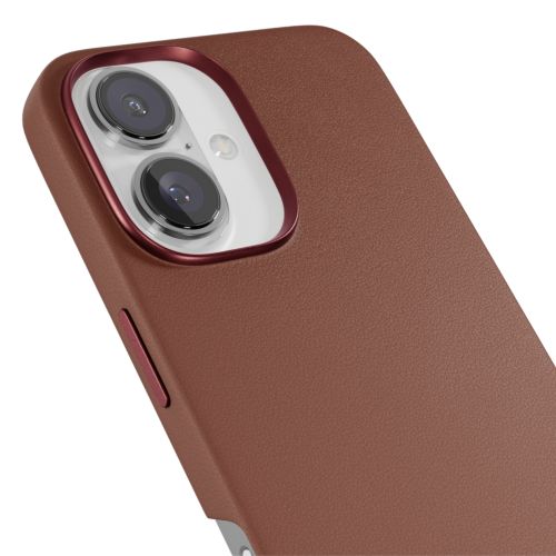 Epico Mag+ Leather Case for iPhone 16 Plus - Brown