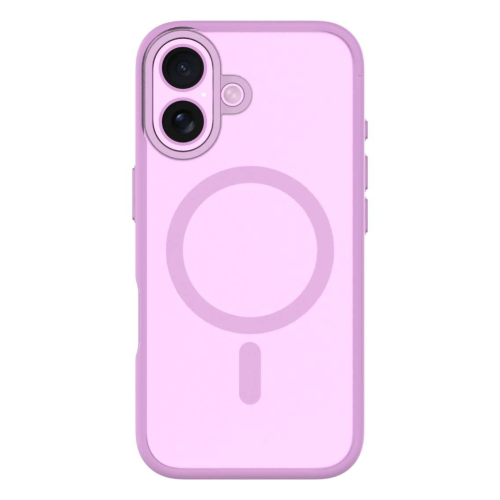 QDOS Transparent Case for iPhone 16 Plus - Pink