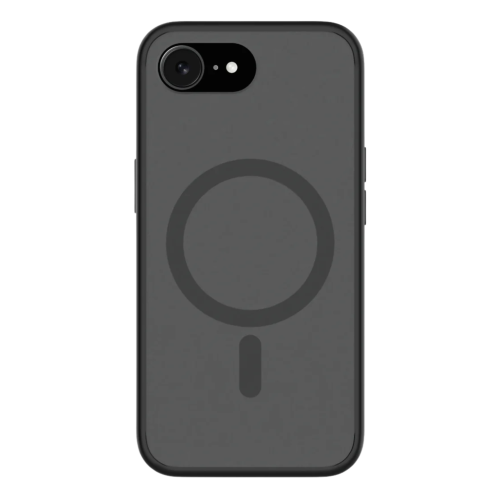 QDOS Transparent Case for iPhone 16e - Black