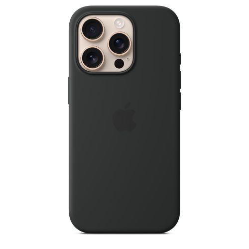 Apple iPhone16 Pro Silicone Case w/ MagSafe - Black