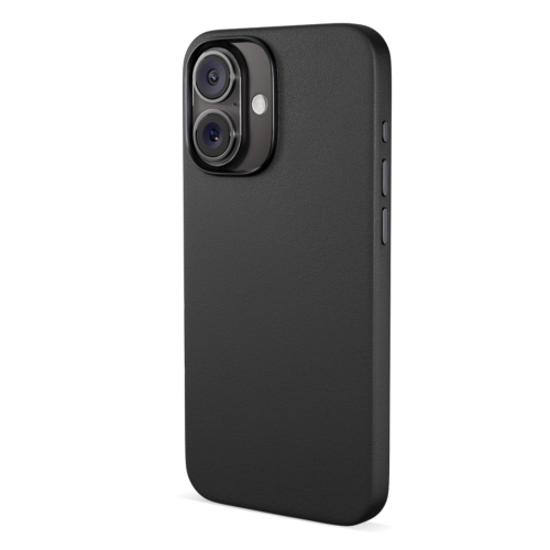 Epico Mag+ Leather Case for iPhone 16 - Black