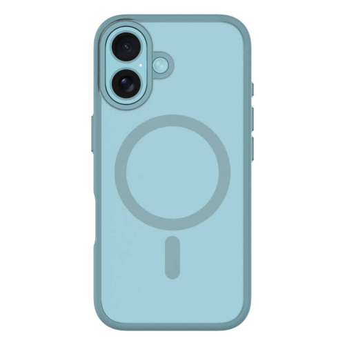 QDOS Transparent Case for iPhone 16 - Teal