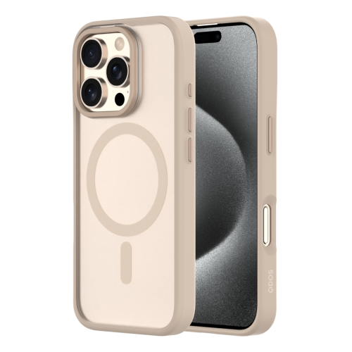 QDOS Transparent Case for iPhone 16 Pro - Desert Titanium