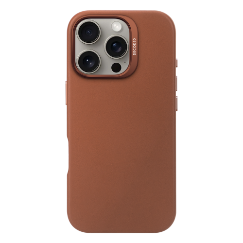 DECODED Leather Case for iPhone 16 Pro - Tan