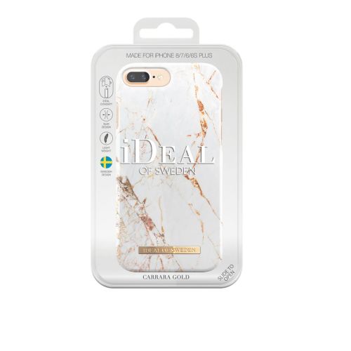 iDeal of Sweden Fashion Case iPhone 8/7 Plus Carrara Gold