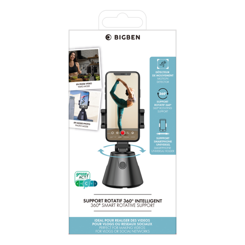 BigBen 360° Rotative Stand with Motion Detector