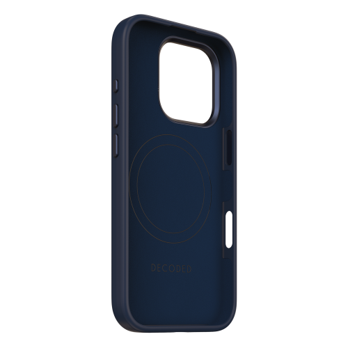 DECODED Silicone Case for iPhone 16 Pro - Navy