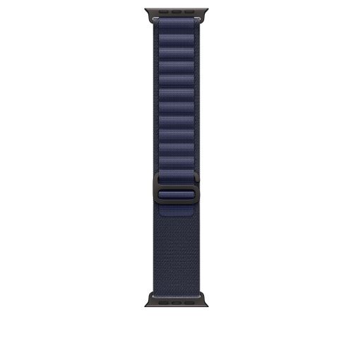 Apple Watch 49mm Alpine Loop Navy -Large - Black Titanium