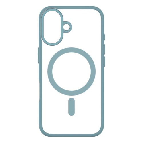 QDOS Transparent Case for iPhone 16 Plus - Teal