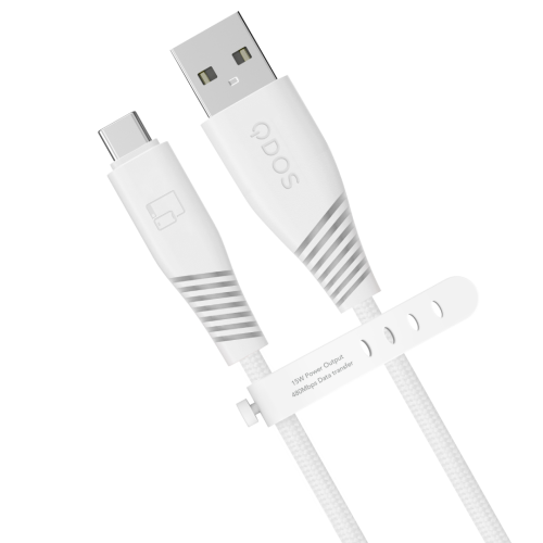 QDOS PowerMotion Pro USB-A - USB-C Cable - 1.2m