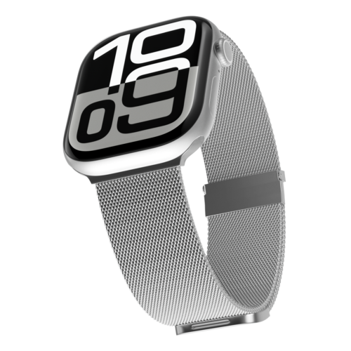 Epico Milanese+ Strap for Apple Watch (40-42 mm) - Silver