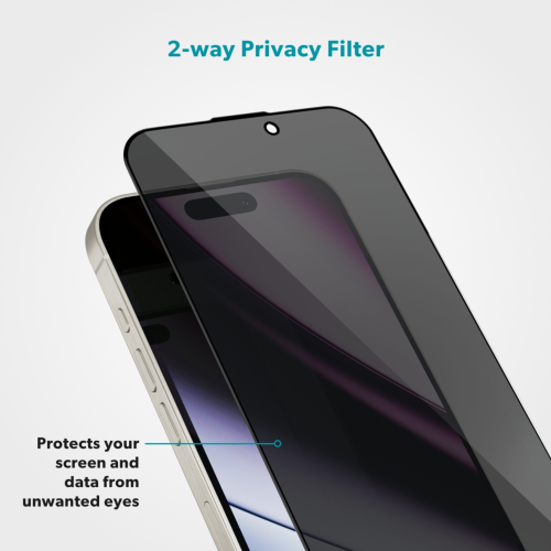 Epico Privacy Glass 3D for iPhone 16